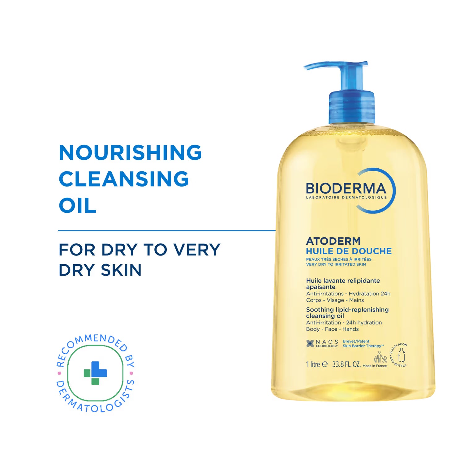 Bioderma Atoderm Huile de Douche - 1L
