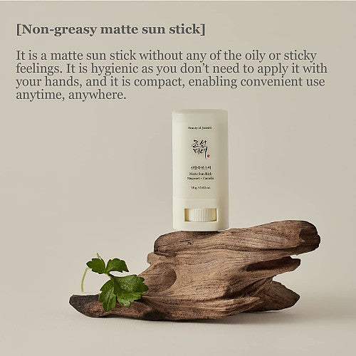 Beauty of Josen Matte Sun Stick : Mugwort+Camelia (SPF 50+ PA++++)