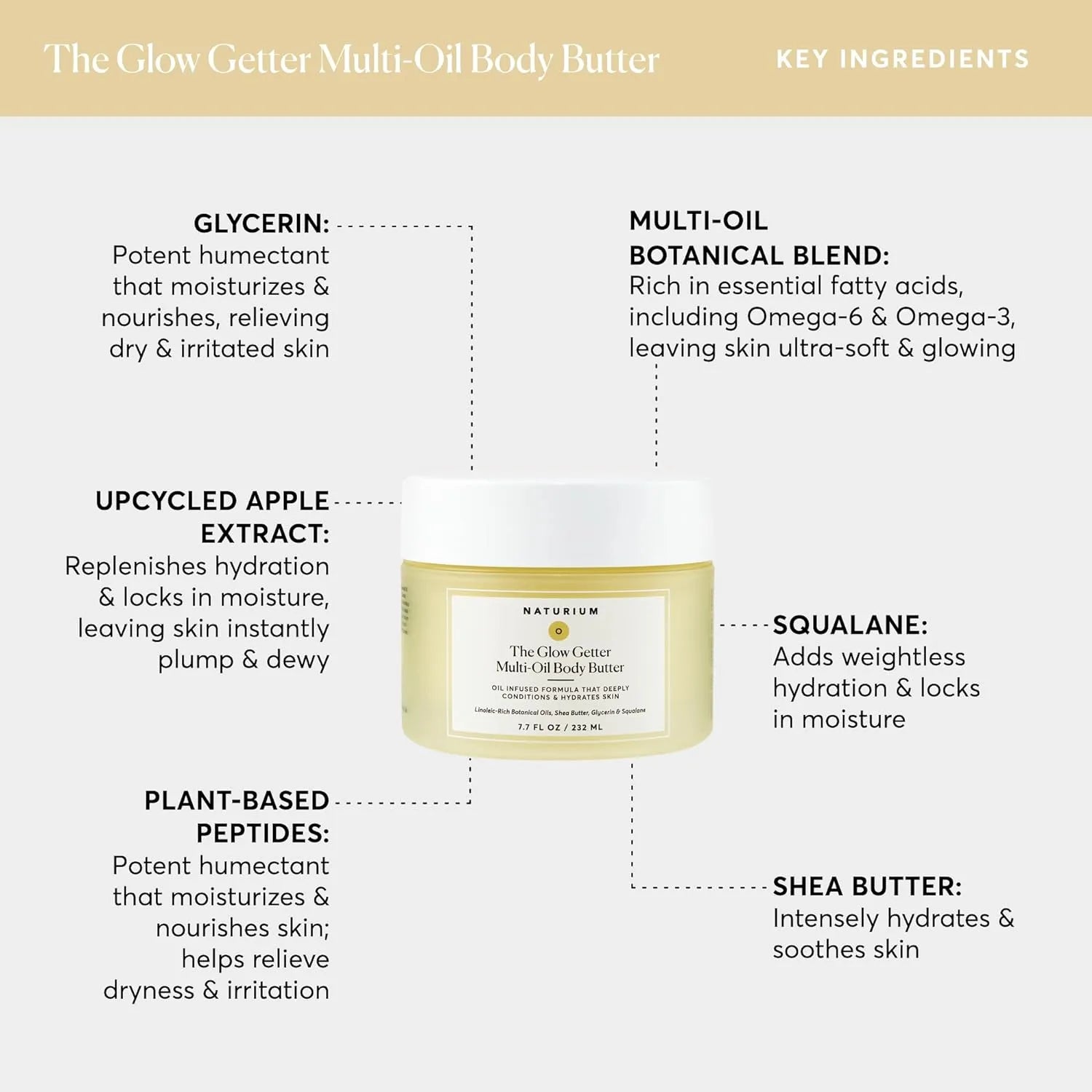Naturium The Glow Getter Multi-Oil Body Butter