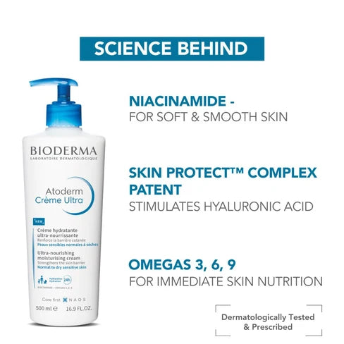 Bioderma Atoderm Creme Ultra - 500ml