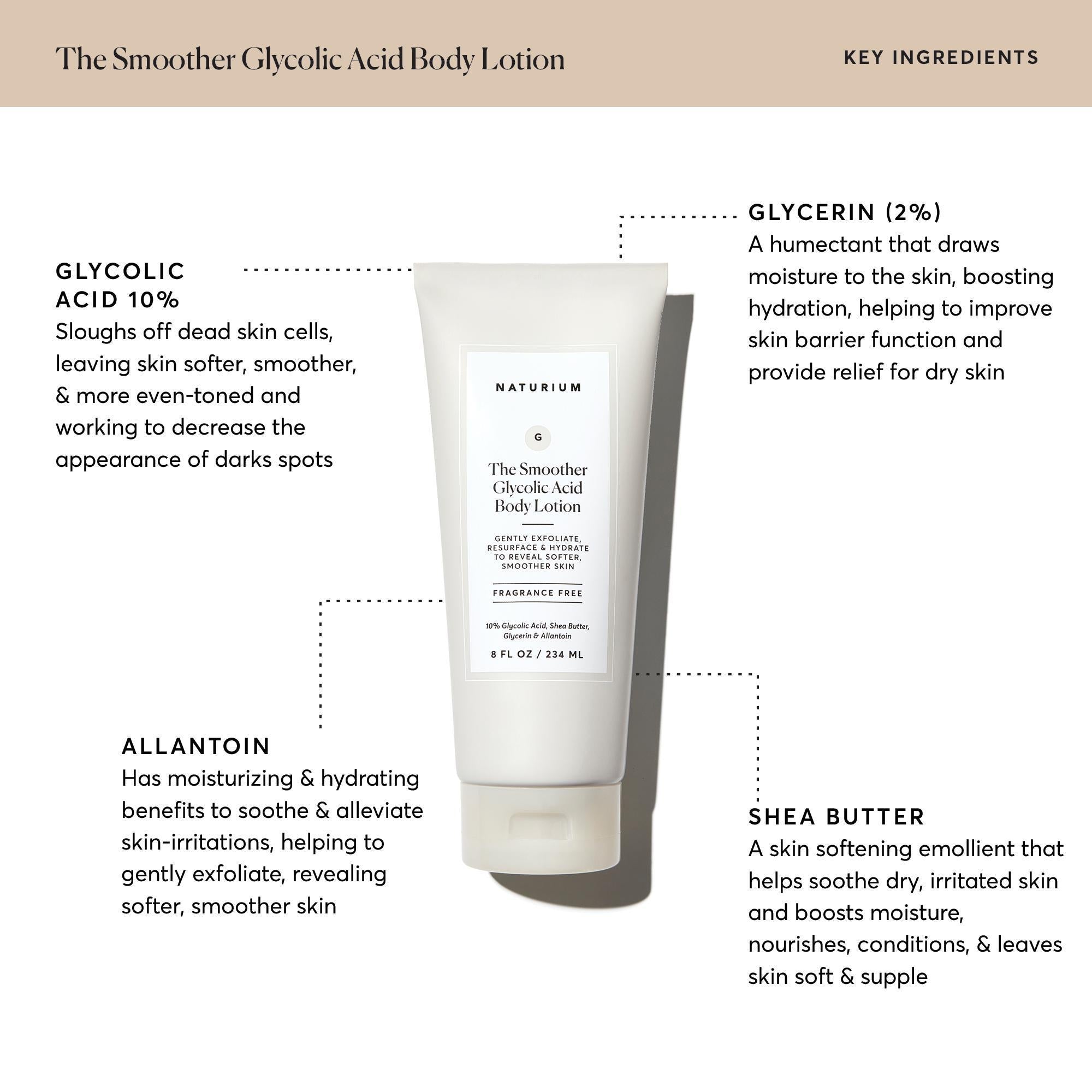 Naturium The Smoother Glycolic Acid Body Lotion