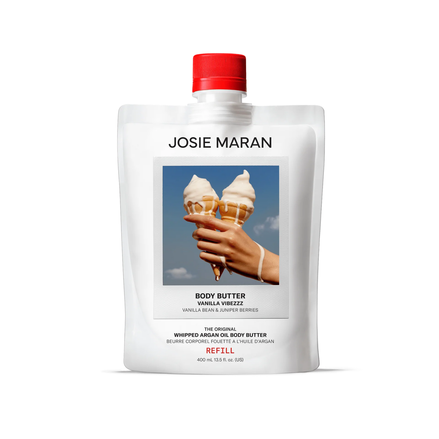 Josie Maran Vanilla Vibezzz - Whipped Argan Oil Refillable - 130z