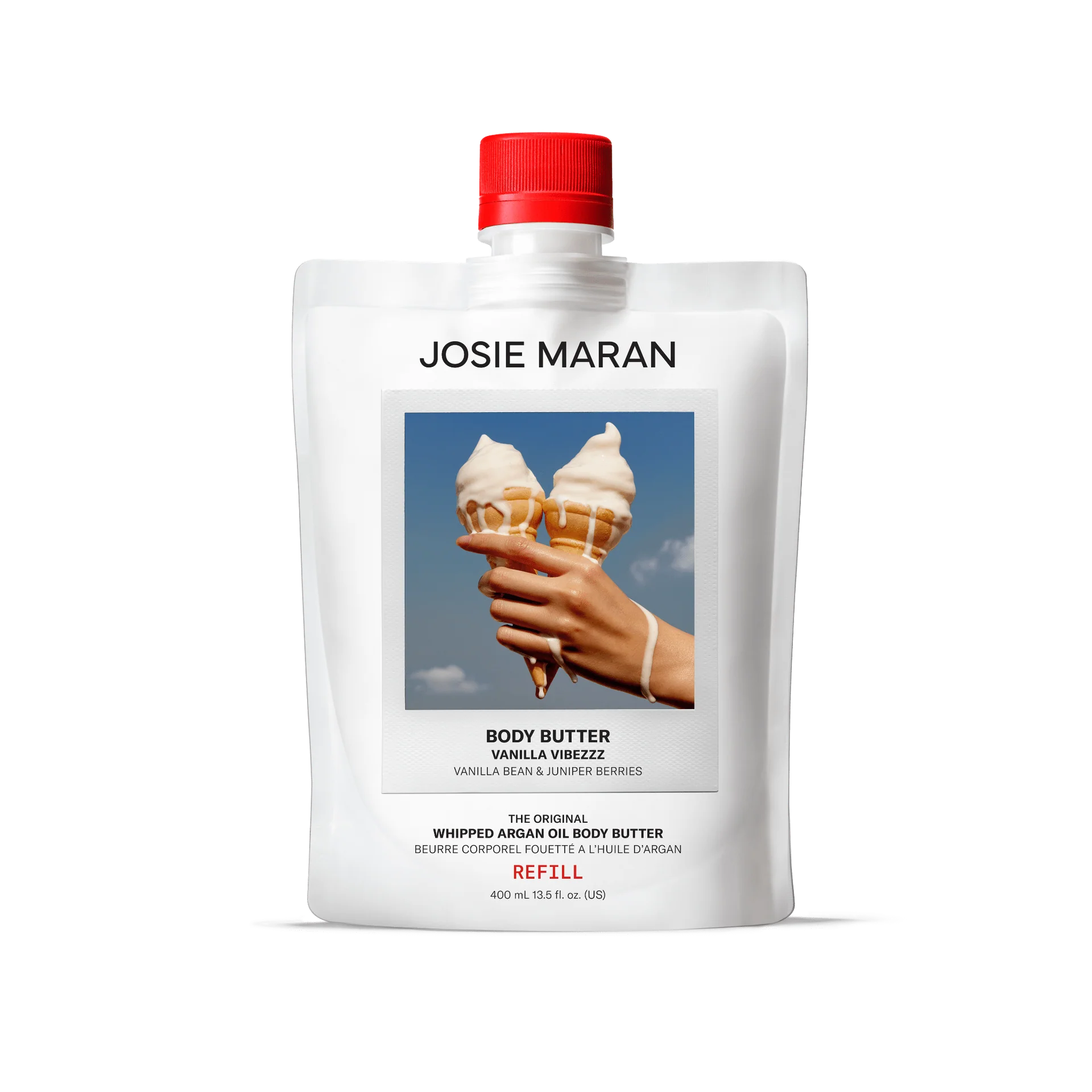 Josie Maran Vanilla Vibezzz - Whipped Argan Oil Refillable - 130z
