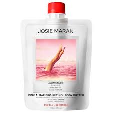 Josie Maran Pink Algae Pro - Retinol Body Butter For Anti - Aging and KP - 13.5oz Refill