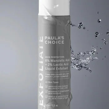 Paula's Choice 6% Mandelic + 2% Lactic Acid AHA Liquid Exfoliant - 88ml