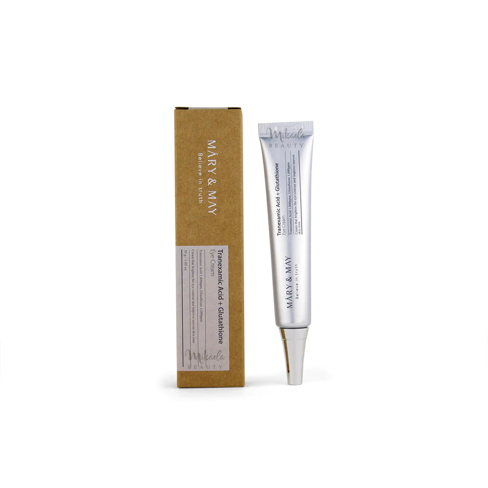 mary and may glutathione eye cream review Mary & May Tranexamic Acid + Glutathione Eye Cream