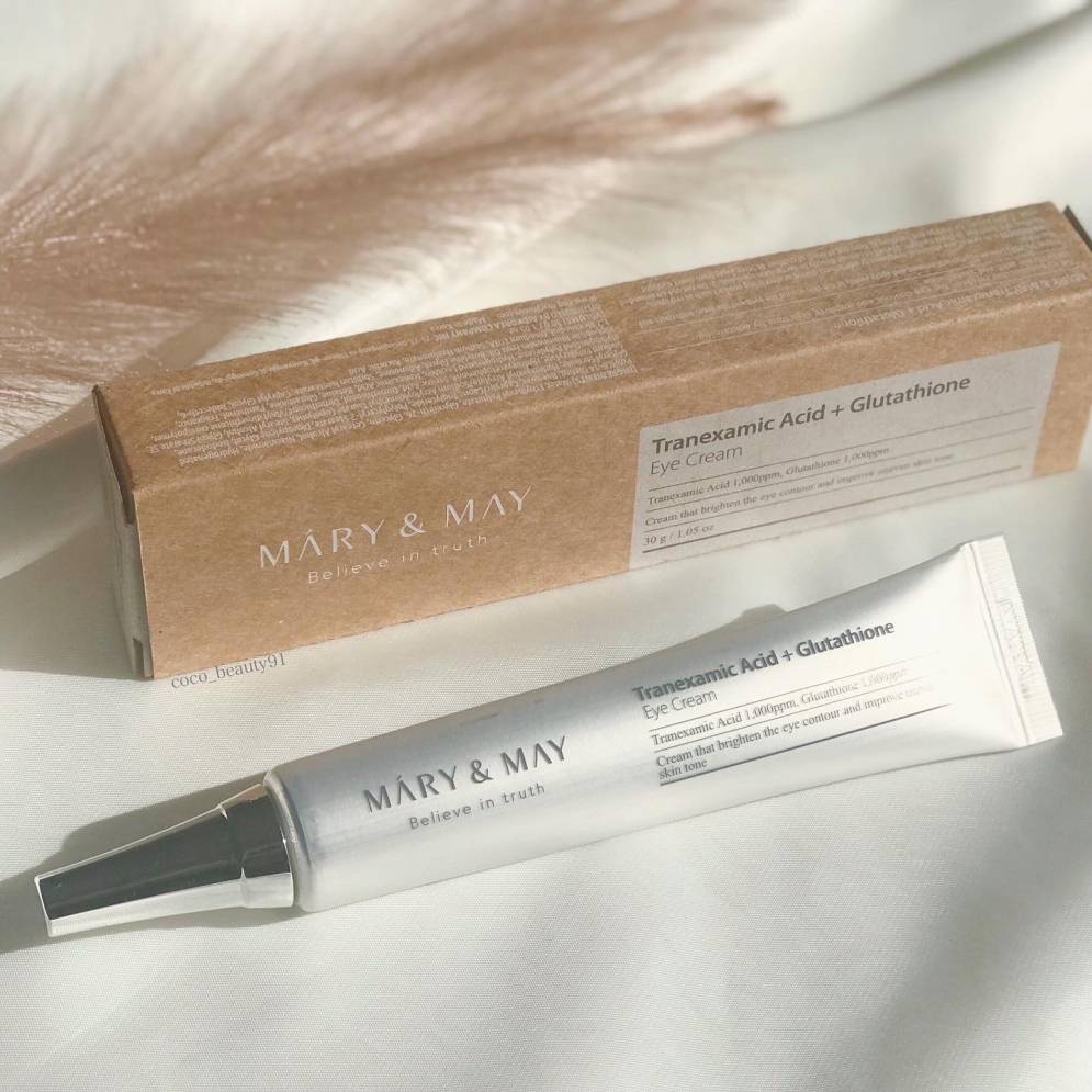 Mary & May Tranexamic Acid + Glutathione Eye Cream HelloBeauty NG Mary & May Tranexamic Acid + Glutathione Eye Cream HelloBeauty NG