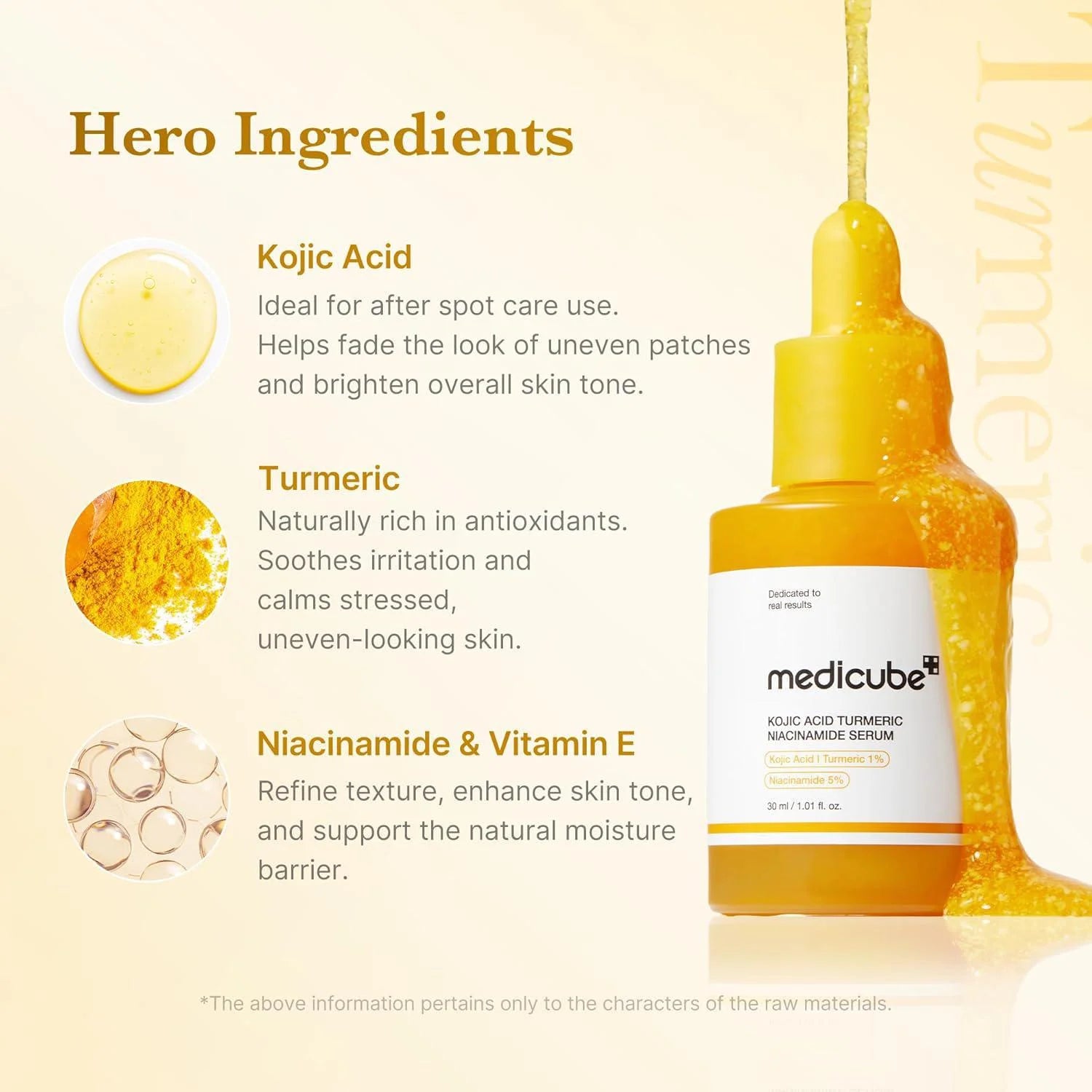 Medicube Kojic Acid Tumeric Niacinamide Serum