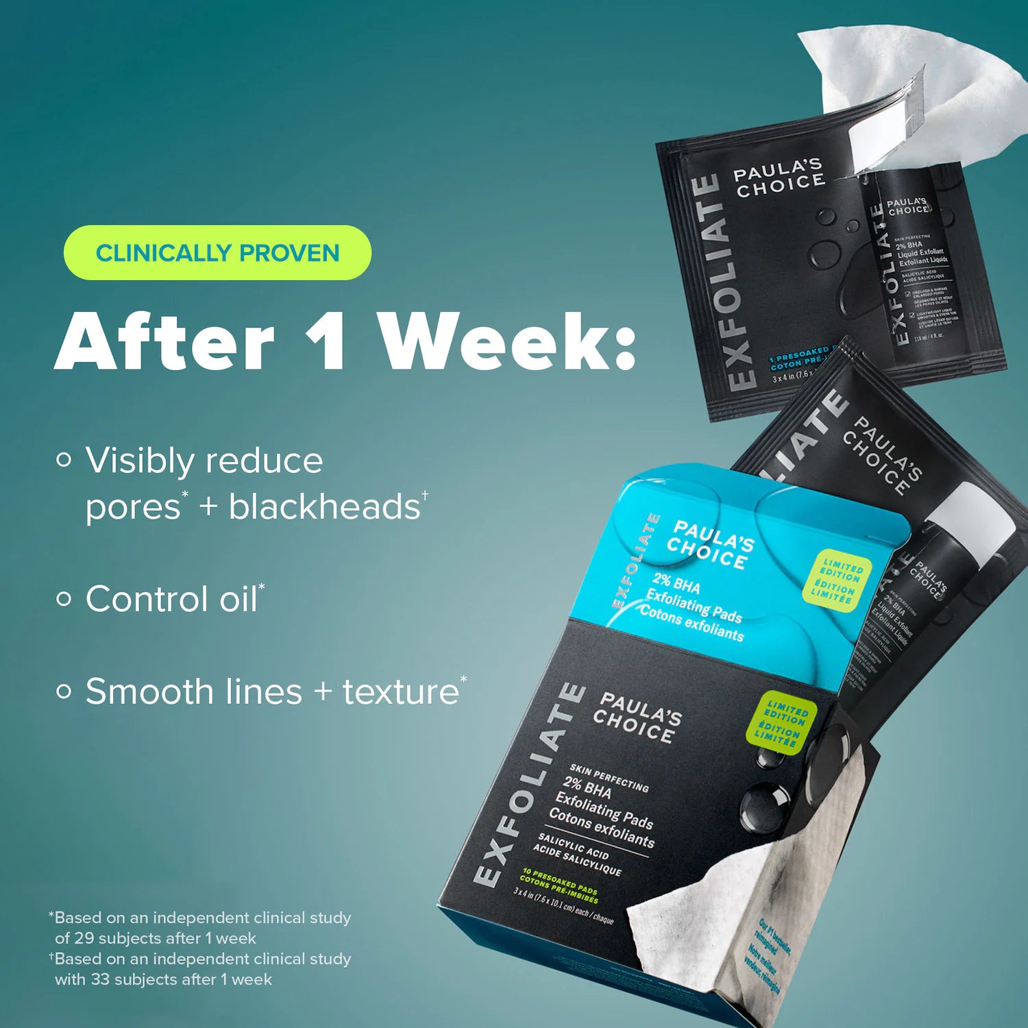 Paula's Choice 2% BHA Exfoliating Toner Pads