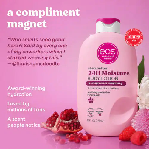 EOS Pomegranate Raspberry 24H Moisture Body Lotion