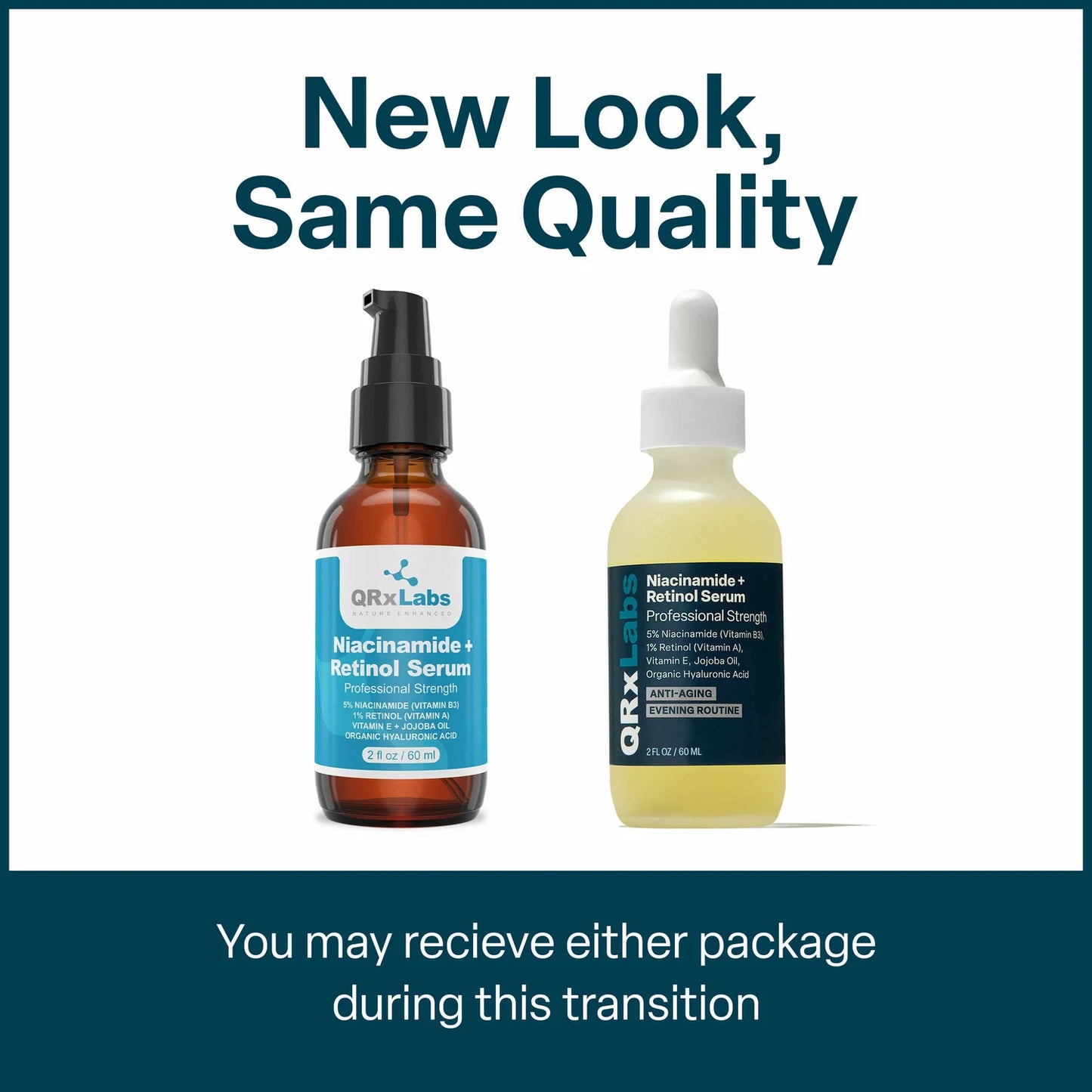 QRX Niacinamide + Retinol Serum