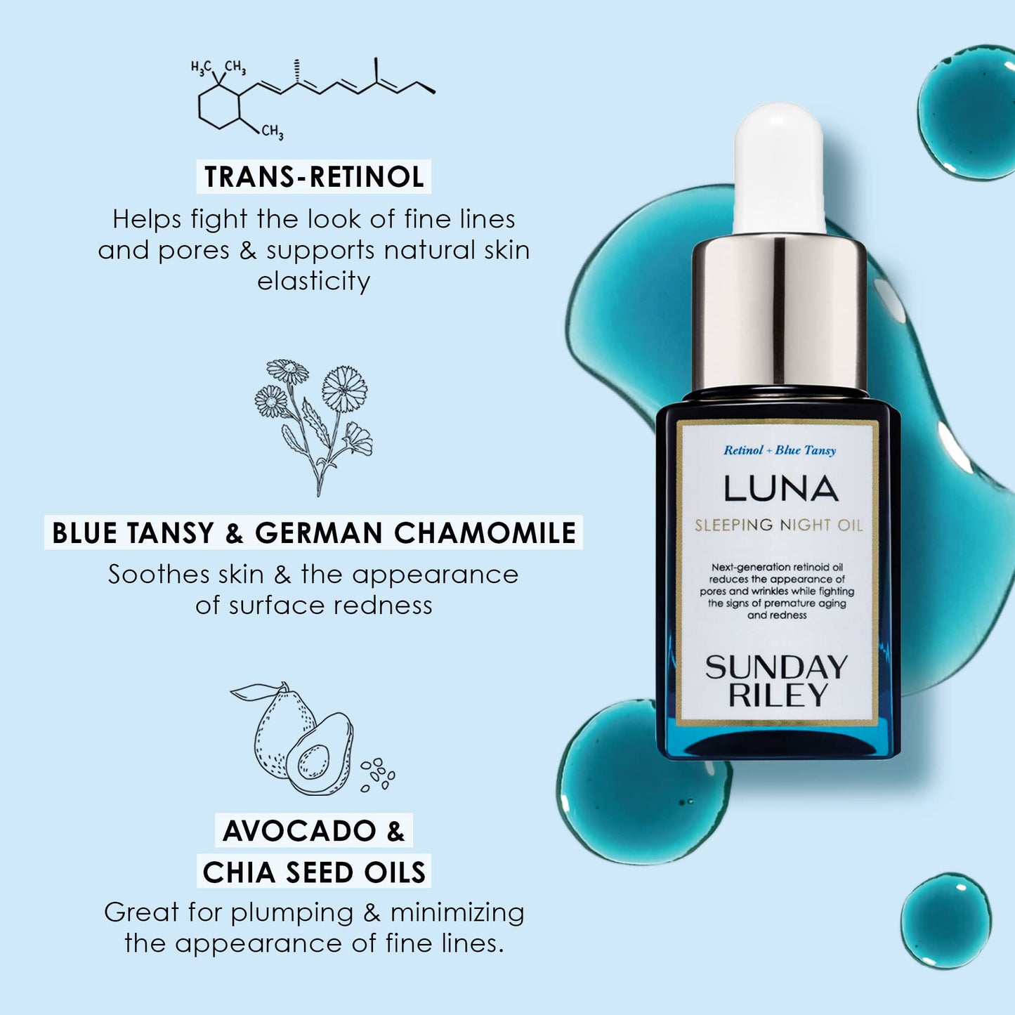 Sunday Riley Luna Sleeping Night Oil - 35ml