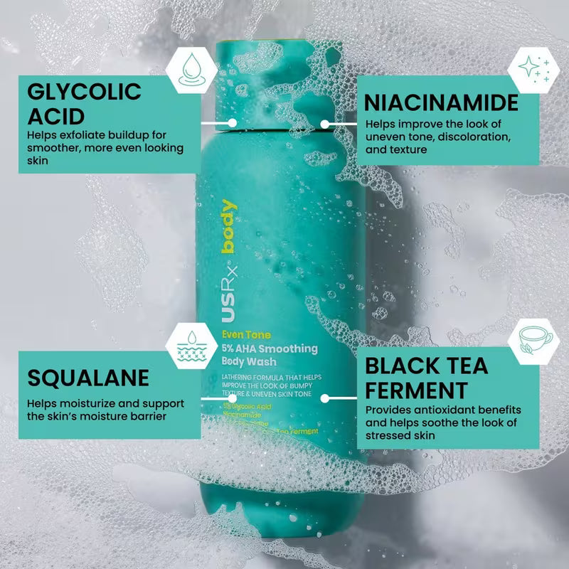 Urban Skin RX Even Tone 5% AHA Smoothing Body Wash