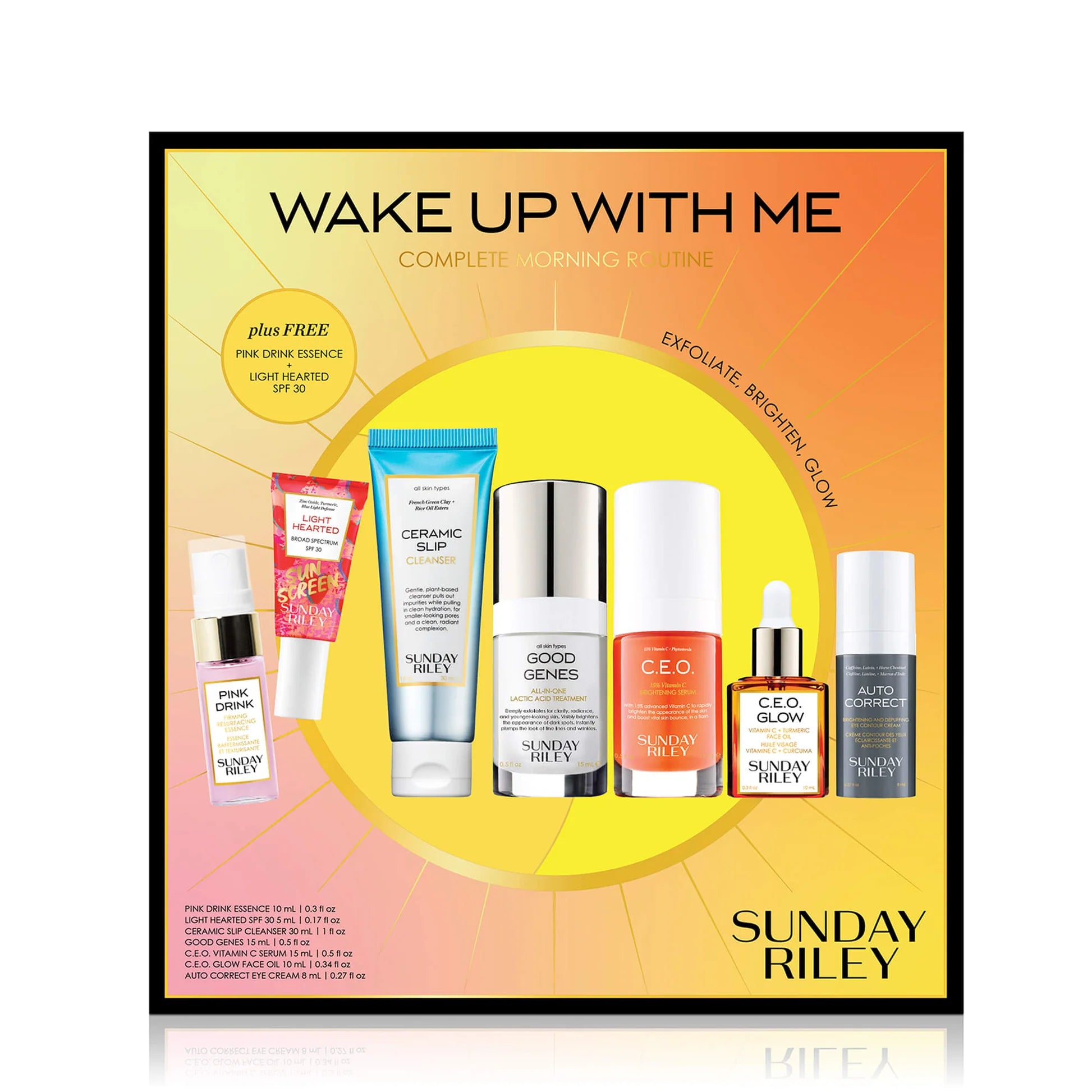 Sunday Riley Wake Up With Me - Complete Morning Routine
