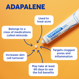 Differin Gel Adapalene Gel 0.1% - 15g