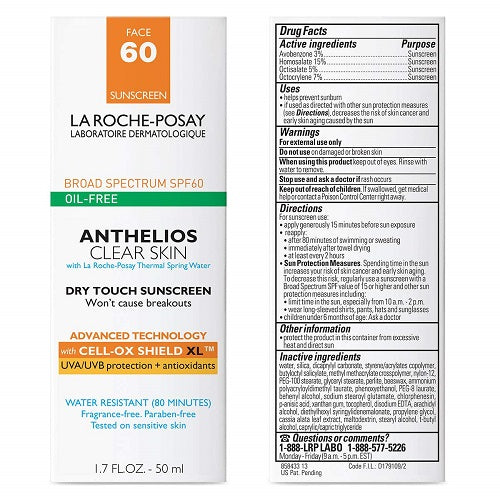La Roche - Posay Anthelios Clear Skin SPF60