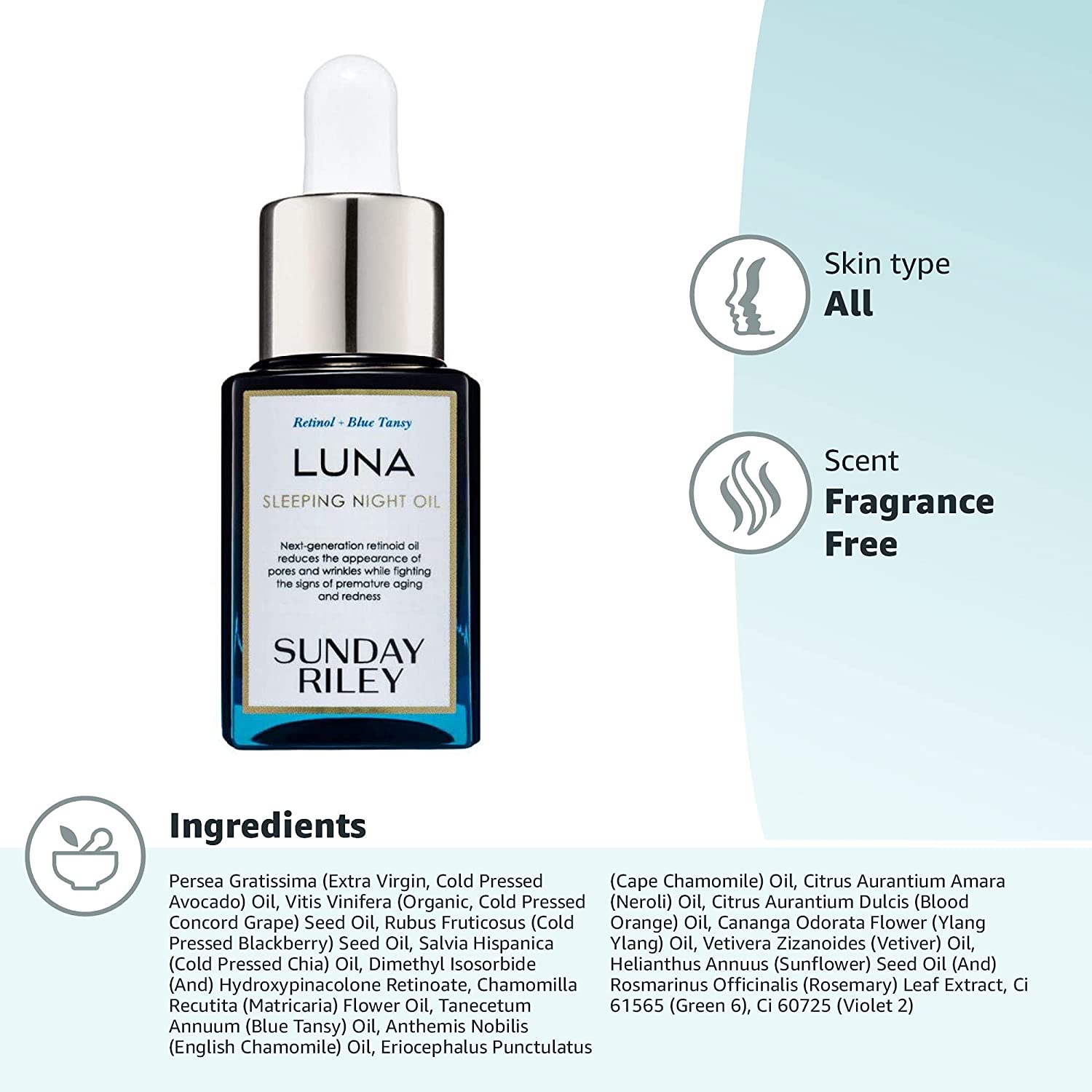 Sunday Riley Luna Sleeping Night Oil - 15ml