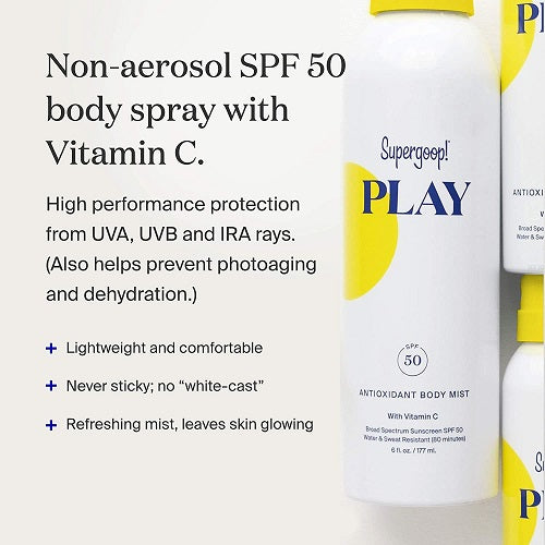 Supergoop! SPF50 Sunscreen Mist with Vitamin C