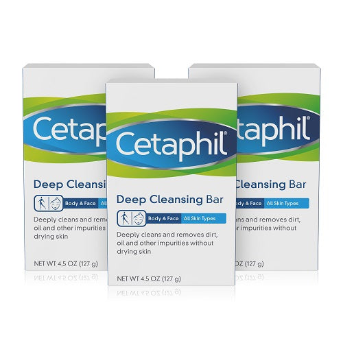 Cetaphil Deep Cleansing Bar - pack of 6