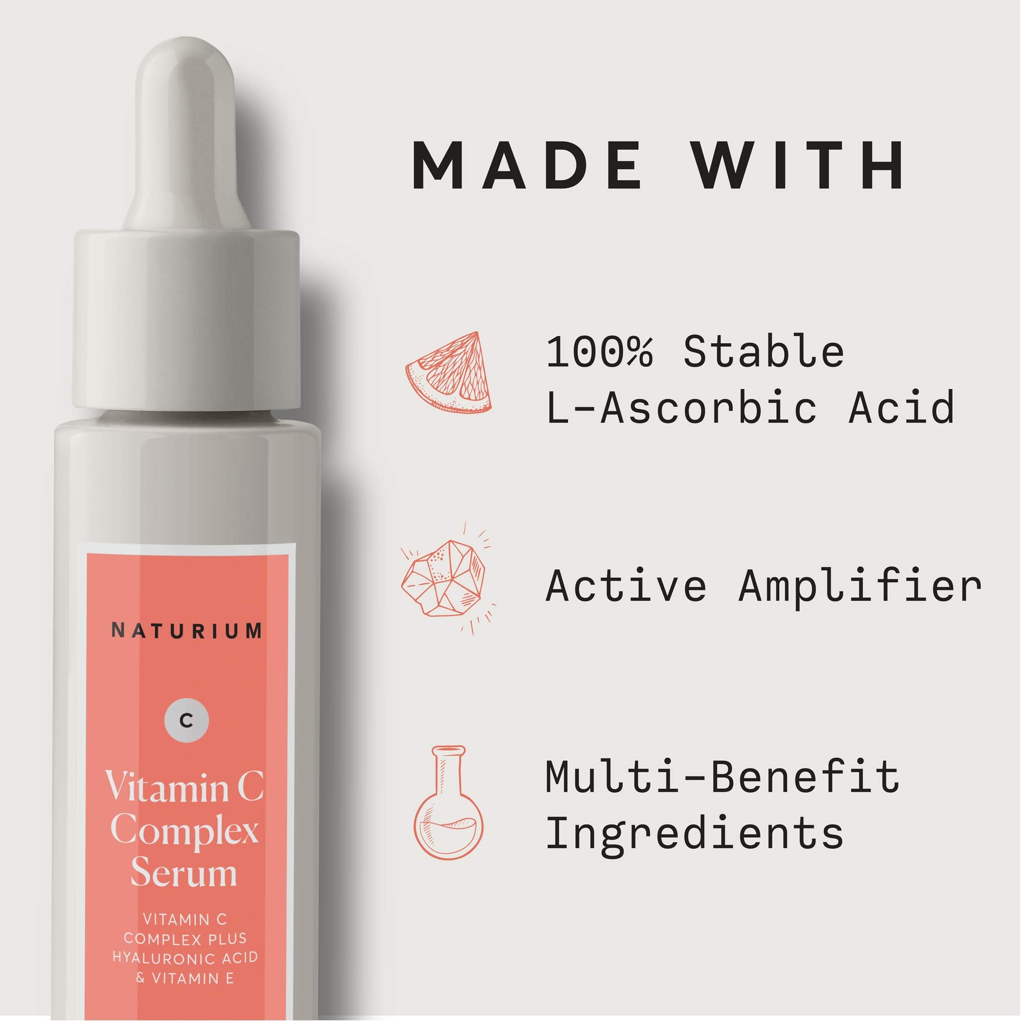 Naturium Vitamin C Complex Serum - 2oz Jumbo Size