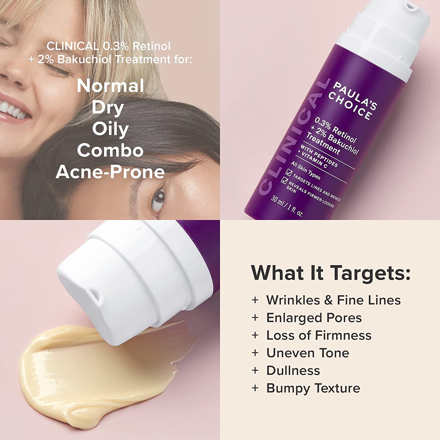 Paula's Choice 0.3% Retinol + 2% Bakuchiol Treatment