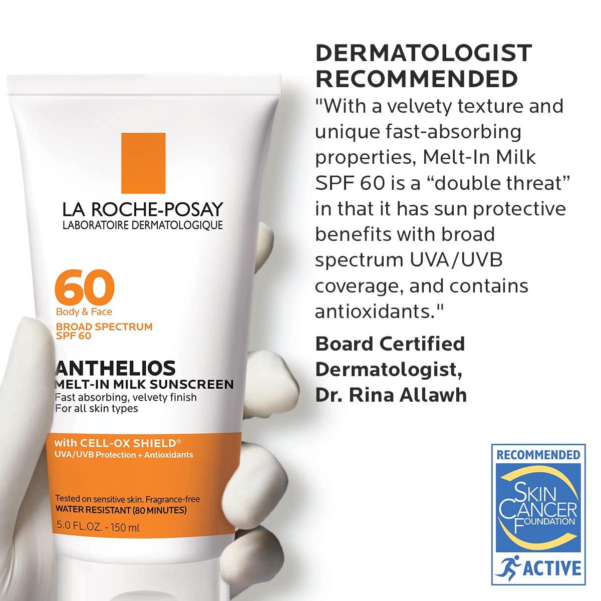 La Roche - Posay Anthelios  SPF60 Melt-In Sunscreen Milk - 150ml