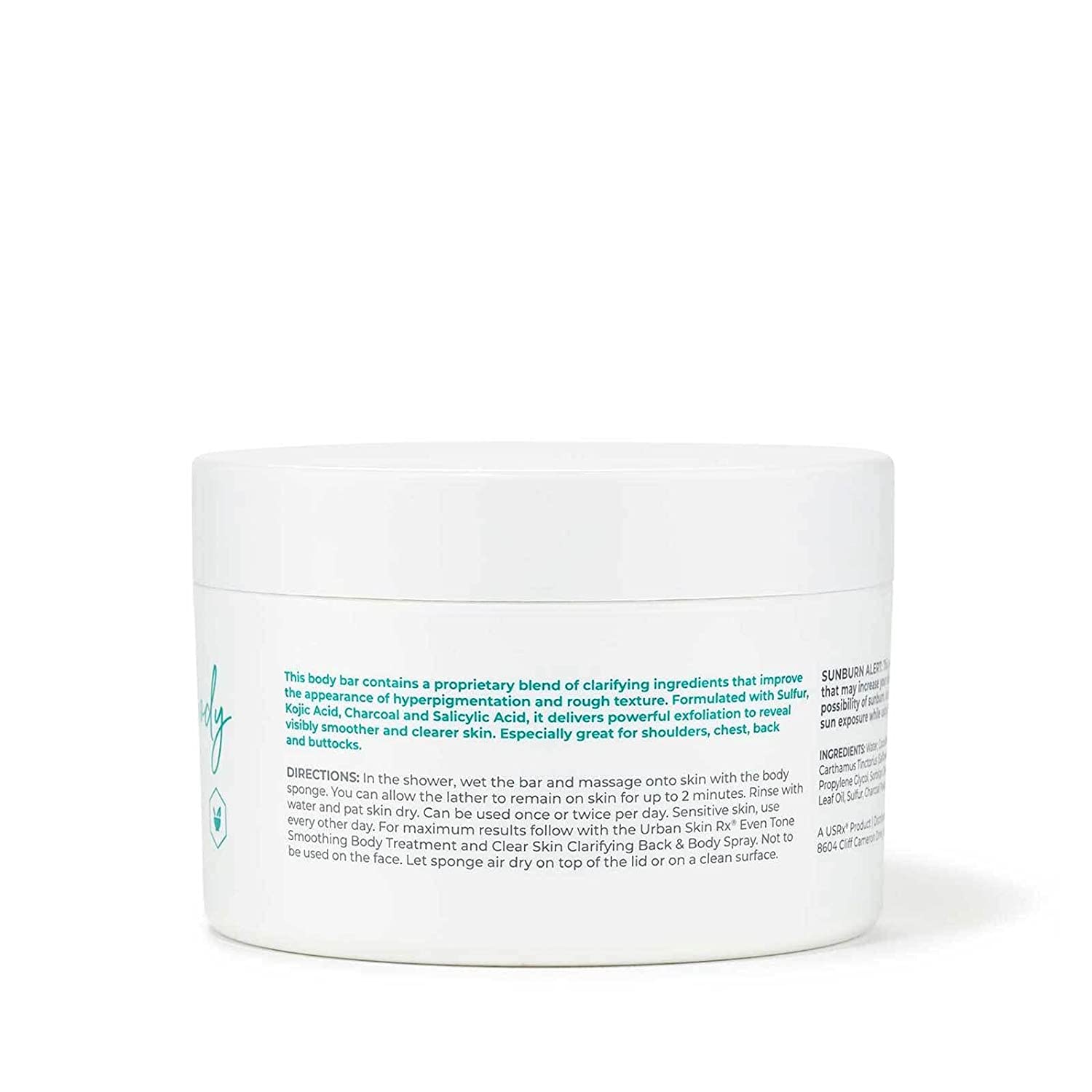Urban Skin RX Clear & Even Tone Body Cleansing Bar